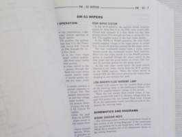 Chrysler Jeep Grand Cherokee Service Manual 1996, 2 Wheel Drive / 4 Wheel Drive -Korjaamokäsikirja