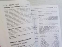 Chrysler Jeep Grand Cherokee Service Manual 1996, 2 Wheel Drive / 4 Wheel Drive -Korjaamokäsikirja