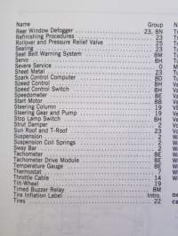 Chrysler Motors Electrical, Fuel, Emission System Service Manual 1988 - Front wheel drive Passenger Vehicles -Korjaamokäsikirja