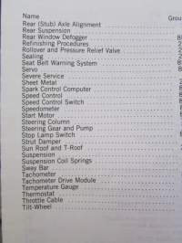 Chrysler Motors Electrical, Fuel, Emission System Service Manual 1989 - Front wheel drive Passenger Vehicles -Korjaamokäsikirja