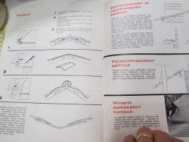 Minerit aaltokattolevy - PK Paraisten Kalkkivuori Oy - Suomen Mineraali -myyntiesite - käyttöohjeita / sales brochure