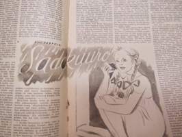 Kotiliesi 1946 nr 12, sis. mm. seur. artikkelit / kuvat / mainokset; Puukantinen sohva - esittely - työpiirustukset tilattavissa, Terve nuoruus - erilaisia