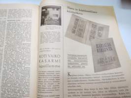 Kotiliesi 1946 nr 12, sis. mm. seur. artikkelit / kuvat / mainokset; Puukantinen sohva - esittely - työpiirustukset tilattavissa, Terve nuoruus - erilaisia