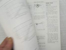 Nissan Motor Service Manual Model A10 &amp; A12 Engine - Korjaamokäsikirja