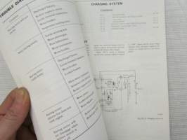 Nissan Motor Service Manual Model A10 &amp; A12 Engine - Korjaamokäsikirja