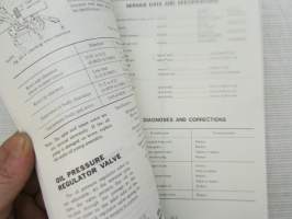 Nissan Motor Service Manual Model A10 &amp; A12 Engine - Korjaamokäsikirja