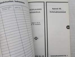 Datsun korjaamokäsikirja malli A10 &amp; A12 Moottori - Korjaamokäsikirja