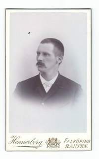 Georg Stenberg - valokuva visiittikuva ateljeekuva