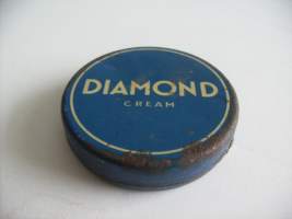 Diamond voiderasia 6,5x1,5 cm peltiä tyhjä tuotepakkaus
