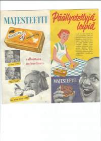 Majesteetti - margariini mainos ruokaohje tuote-esite