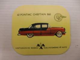 Pontiac Chieftain 860 AAA keräilykuva n:o 42