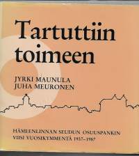 Tartuttiin toimeen - Hämeenlinnan Seudun Osuuspankin viisi vuosikymmentä 1937 - 1987