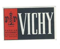 Vichy -  juomaetiketti