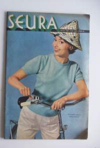 Seura 1961 nr  34 / Kansi: Pois tieltä, vauhti on vaaraksi, sinisen veren sairaus, Hofbräuhaus, oluttupa, sokean 7 vuotta