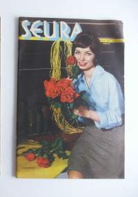 Seura 1961 nr  41 / Kansi:Lemmensiteitä, Itä ja lentävä lautaset, Kalle Aaltonen Forssan taiteilija, lokakuun tähtitaivas, lenkki Suomen ympäri autolla