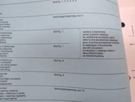 Webasto DBW 2020, DBW 300, DBV 350 53.3, 8/1995 Ersatzteil-Liste / Spare parts list / Pièces de rechange / Parti di ricambio / Reservdelslista -parts book for