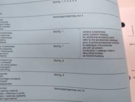 Webasto DBW 2020, DBW 300, DBV 350 53.3, 8/1995 Ersatzteil-Liste / Spare parts list / Pièces de rechange / Parti di ricambio / Reservdelslista -parts book for