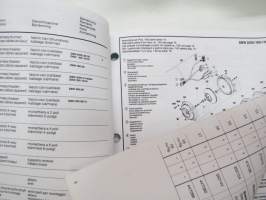 Webasto DBW 2020, DBW 300, DBV 350 53.3, 8/1995 Ersatzteil-Liste / Spare parts list / Pièces de rechange / Parti di ricambio / Reservdelslista -parts book for