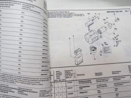 Webasto DBW 2020, DBW 300, DBV 350, 1/1991 Ersatzteil-Liste / Spare parts list / Pièces de rechange / Parti di ricambio / Reservdelslista -parts book for heaters