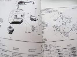 Webasto DBW 2020, DBW 300, DBV 350, 1/1991 Ersatzteil-Liste / Spare parts list / Pièces de rechange / Parti di ricambio / Reservdelslista -parts book for heaters