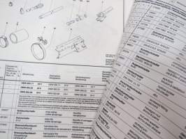 Webasto DBW 2020, DBW 300, DBV 350, 1/1991 Ersatzteil-Liste / Spare parts list / Pièces de rechange / Parti di ricambio / Reservdelslista -parts book for heaters