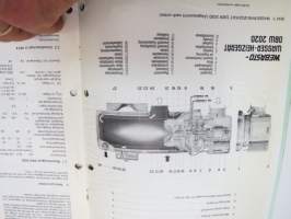 Webasto DBW 2020 Einbauanweisung November 1979 Installation Instructions -asennusohjeita