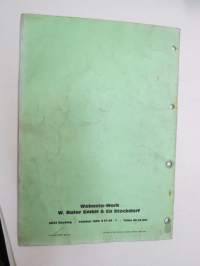 Webasto DBW 2020 Einbauanweisung November 1979 Installation Instructions -asennusohjeita