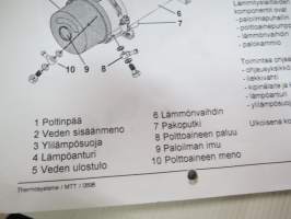 Webasto Thermo 230-350 Vesilämmityslaitteet -tekniset tiedot / ohjeita -water heater information / technical features