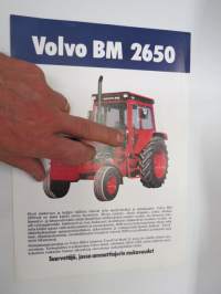 Volvo BM 2650 traktori -myyntiesite -farm tractor sales brochure