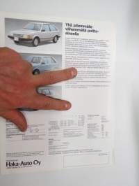 Mazda 323 1981 -myyntiesite  / sales brochure