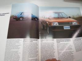 Mazda 323 1981 -myyntiesite  / sales brochure