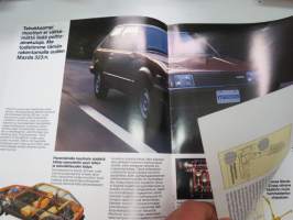 Mazda 323 1981 -myyntiesite  / sales brochure