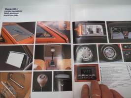 Mazda 323 1981 -myyntiesite  / sales brochure