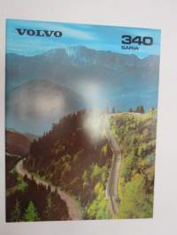 Volvo 340 sarja 1980 -myyntiesite / sales brochure