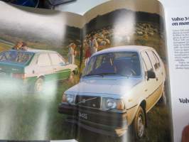 Volvo 340 sarja 1980 -myyntiesite / sales brochure