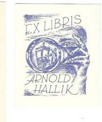 Arnold Hallik- Ex Libris