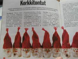 Tonttulan joulupidot.uudet käsityöt -lehden liite 11/95