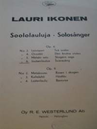 lauri ikonen soololauluja joutsenlaulua