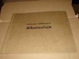 Itä-Karjalan Sotilashallinto Aikatauluja kansio