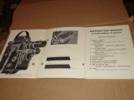 Paillard-Bolex H-cameras instruction manual