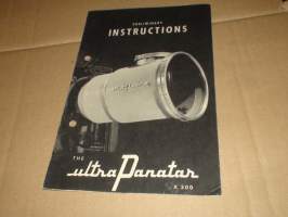 Ultra Panatar X300 preliminary instructions