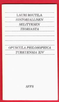 Historiallisen selityksen teoriasta, 1981. Opuscula Philosophica Turkuensia XIV.