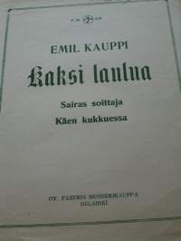 emil kauppi kaksi laulua