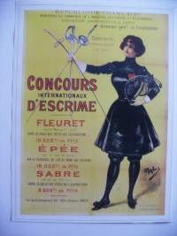 Concours Déscrime 1900   mainos  -   juliste  36x27  cm