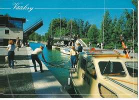 Vääksy  - paikkakuntapostikortti kulkematon