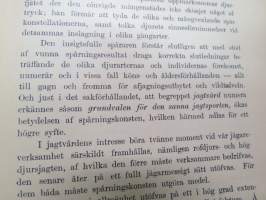 Jagtbasra däggdjurs gångarter och spår (metsästettävien nisäkkäiden jälkiä ja kulkutapoja) -game footprints and tracks