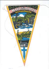 Kuusamo - matkailuviiri n 27x16cm