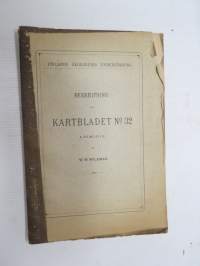 Finlands Geologiska undersökning. Beskrifning till Kartbladet nr 32 - Loimijoki (Suomen geologisen tutkimuksen karttalehti nr 32 selostus) -finnish geological