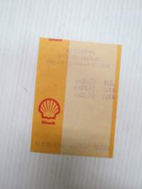 Shell Kivistönmäki h. as., 26.3.1978 -huoltoasemakuitti -service station receipt