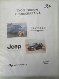 Chrysler Työnjohdon Tekniikkapäivä 25.4. 2001 ja 9.5. 2001 - Chrysler / Jeep